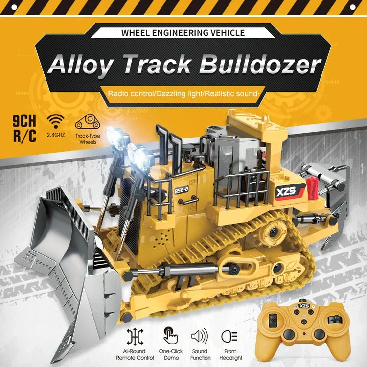 Rc Buldozer Toy Truck For Kids
